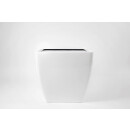 Supremo Gefäß QU 70/h68, lackiert in RAL 9010 HS